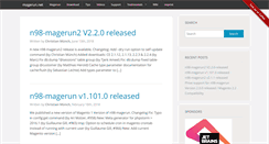 Desktop Screenshot of magerun.net